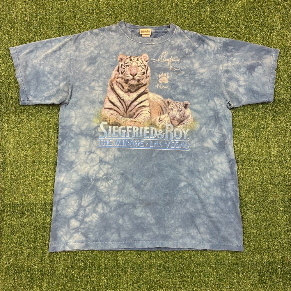 Vintage‎ White Tiger Las Vegas Graphic T-shirt